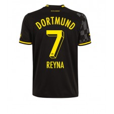 Borussia Dortmund Giovanni Reyna #7 Bortedrakt 2022-23 Kortermet